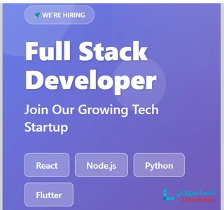 مطلوب Mid-Level Full Stack Developer