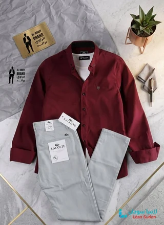 بنطلون لاكوست الأصلي + قميص فاخر preview 10