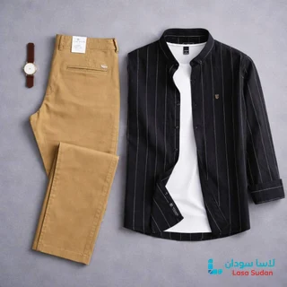 بنطلون لاكوست الأصلي + قميص فاخر preview 8