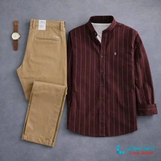 بنطلون لاكوست الأصلي + قميص فاخر preview 4