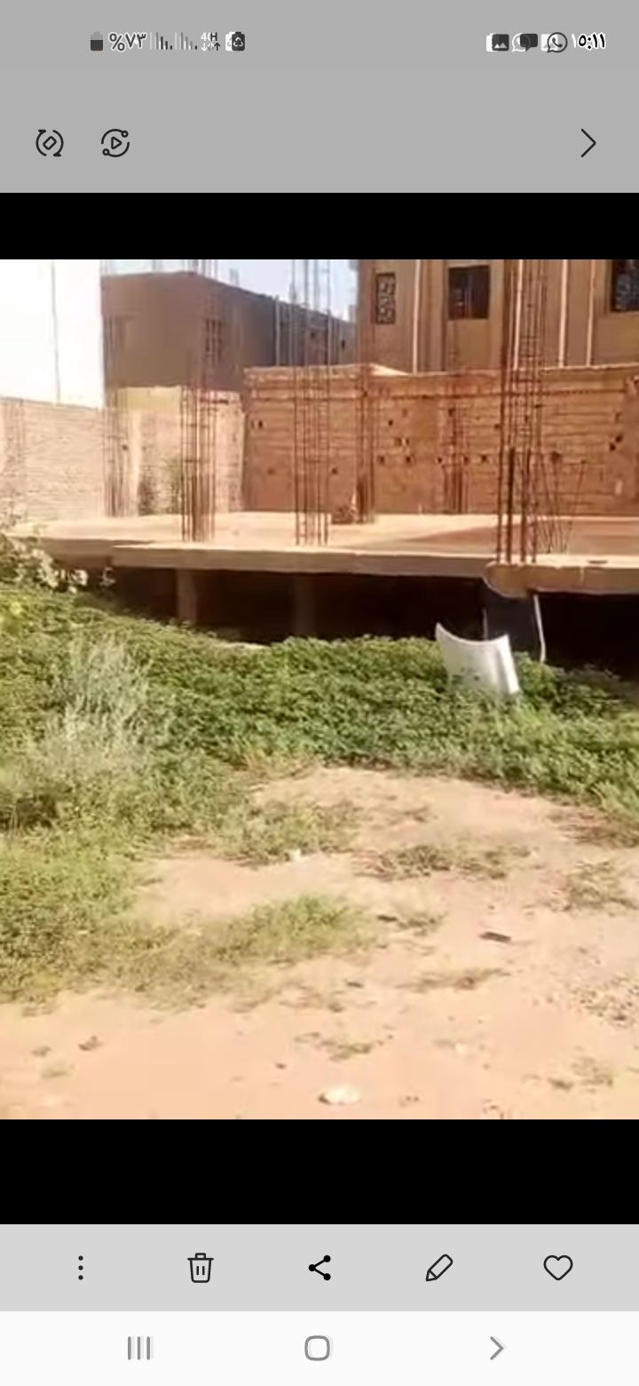 أرض عليها اسلابه (فاونديشن) بكافوري مربع 5للبيع preview 2