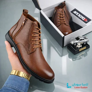 للبيع هاف بوت جلد طبيعي فاخر جدا